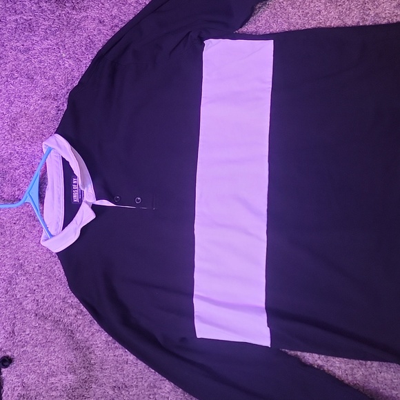 Men's 2XL Kings of New York white and black colored rugby polo two-tone - Picture 2 of 3